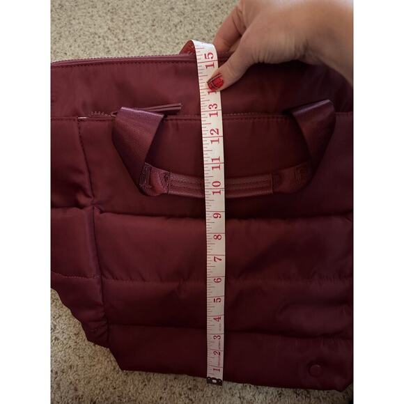 Travel Adventure Explore Backpack Tote Maroon Multiple Pockets Large - Picture 13 of 13